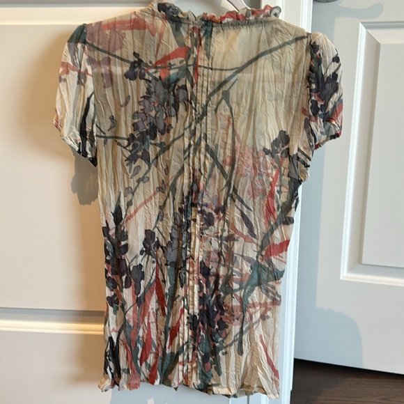 Sandwich Button Blouse Sz 38/S - Picture 4 of 7